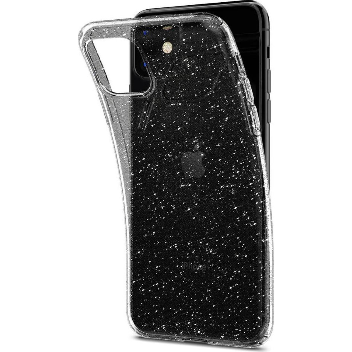 Θήκη Σιλικόνης Spigen Liquid Crystal Glitter Back Cover για iPhone 11 Διάφανο 7