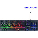 Lamtech Gaming Πληκτρολόγιο με RGB φωτισμό (Ελληνικό)