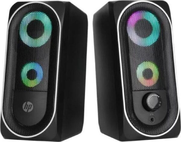 HP DHE-6001 Ηχεία Υπολογιστή 2.0 με Ισχύ 6W σε Μαύρο Χρώμα