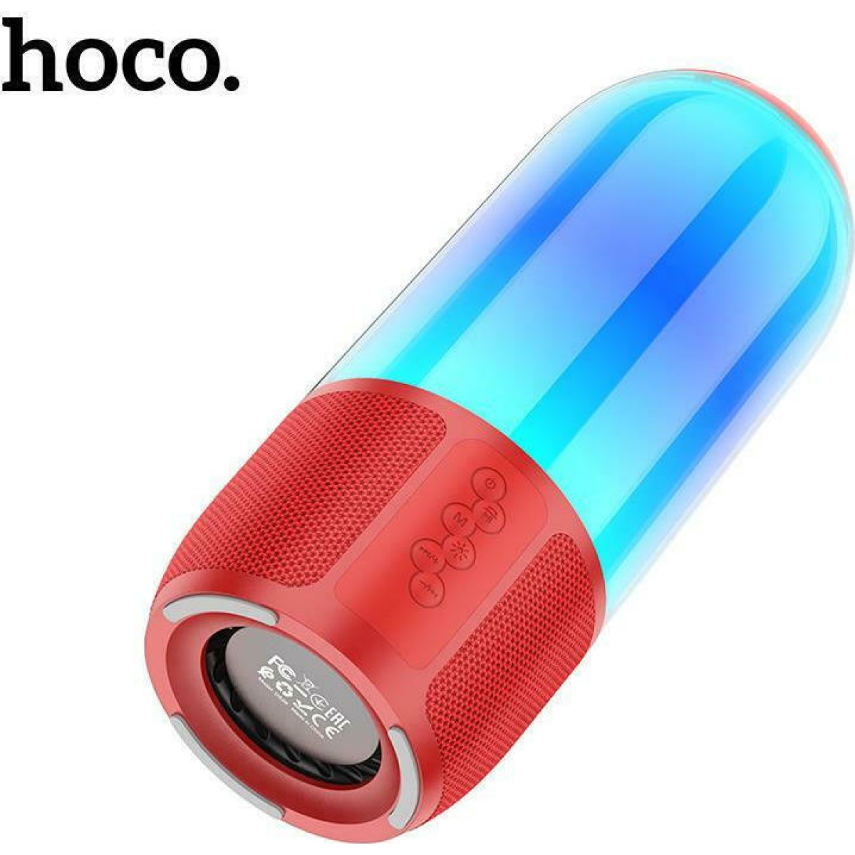 Hoco DS29 Ηχείο Bluetooth 8W με Ραδιόφωνο Κόκκινο