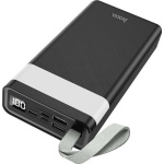 Hoco J73 Power Bank 30000mAh με 2 Θύρες USB-A Μαύρο