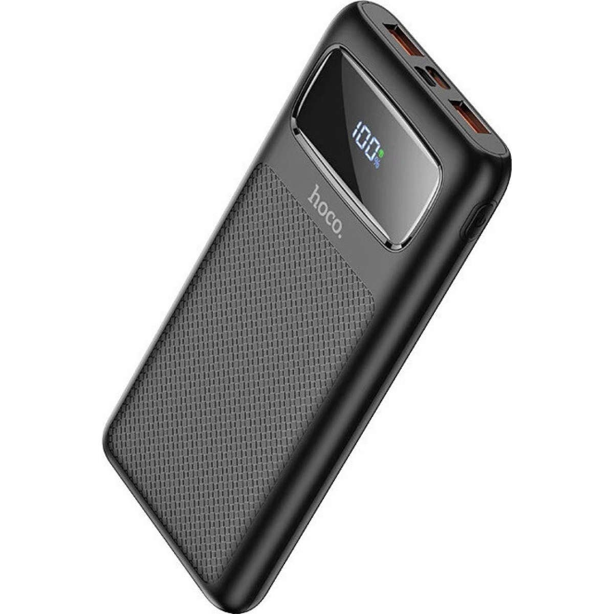 Hoco J81 Power Bank 10000mAh 22.5W με 2 Θύρες USB A και Θύρα USB C Power Delivery Μαύρο