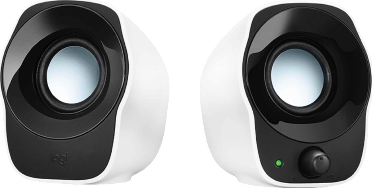 Logitech Z120 Ηχεία Υπολογιστή 2.0 με Ισχύ 1.2W σε Λευκό Χρώμα