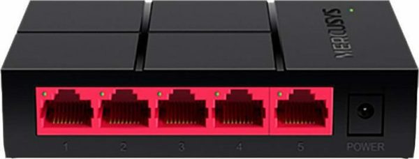 Mercusys MS105G Unmanaged L2 Switch με 5 Θύρες Gigabit (1Gbps) Ethernet