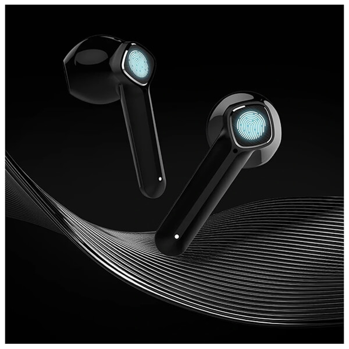 Mibro S1 Earbud Bluetooth Handsfree Ακουστικά με Αντοχή στον Ιδρώτα και Θήκη Φόρτισης Μαύρα 3