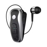 Hoco RT07 In-ear Bluetooth Handsfree Ακουστικό Πέτου Μαύρο