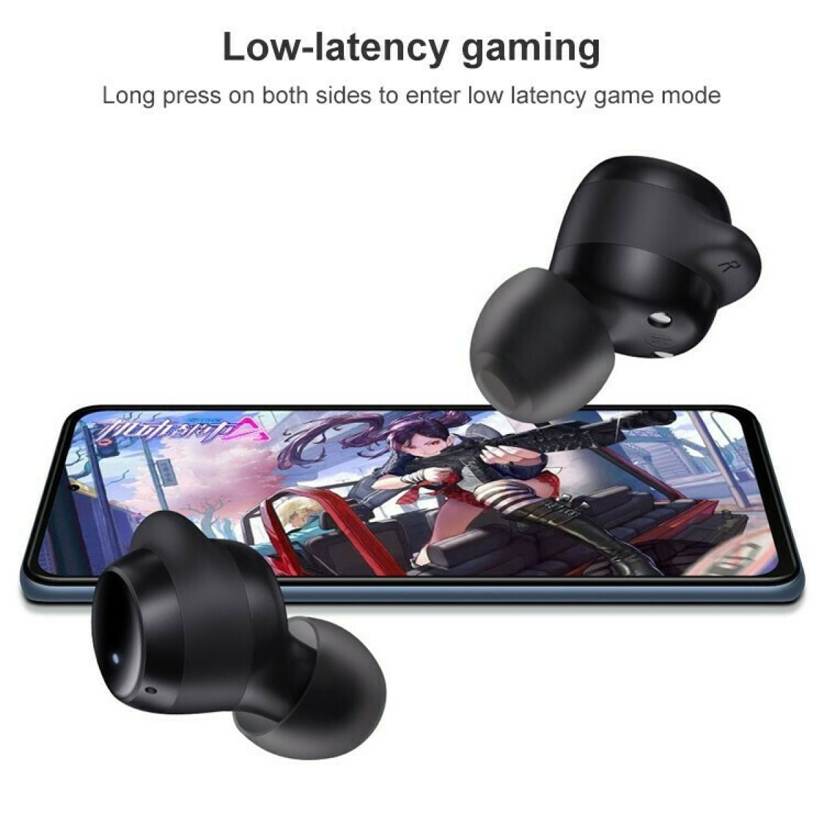 Xiaomi Redmi Buds 3 Lite Bluetooth Handsfree Ακουστικά με Αντοχή στον Ιδρώτα και Θήκη Φόρτισης Μαύρα 6