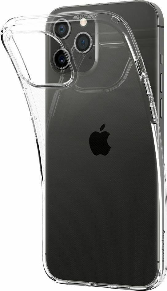 Θήκη Σιλικόνης Spigen Liquid Crystal Back Cover Crystal Clear για iPhone 12/12 Pro Διάφανο - Image 2