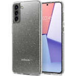 Θήκη Σιλικόνης Spigen Liquid Crystal Glitter Back Cover για Galaxy S21 Διάφανο