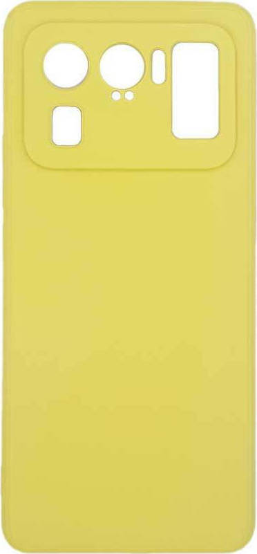 Θήκη Σιλικόνης My Colors για Xiaomi Mi 11 Ultra Κίτρινο - Image 1