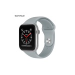 Sonique Soft Band Λουράκι Σιλικόνης Ανοιχτό Γκρι (Apple Watch 42/44/45mm)