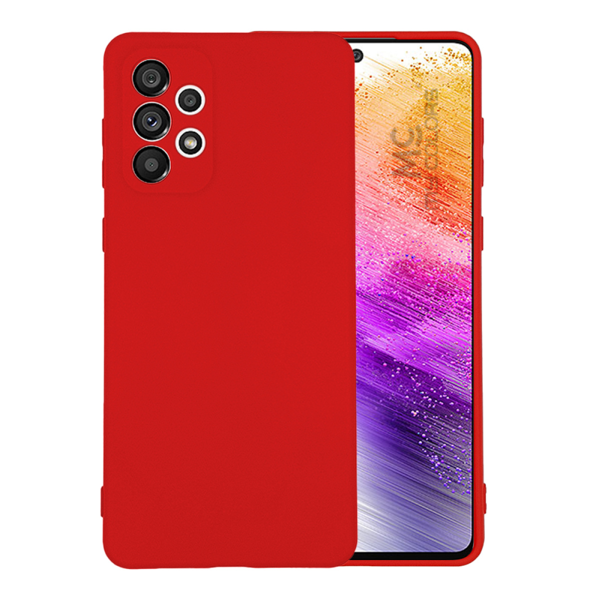 Θήκη Σιλικόνης My Colors Samsung Galaxy A53 5G Κόκκινο