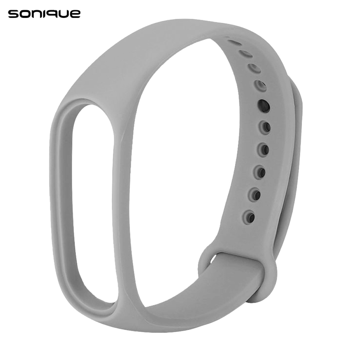 Λουράκι Σιλικόνης Sonique Color για Xiaomi Mi Band 5 6 Γκρί 1