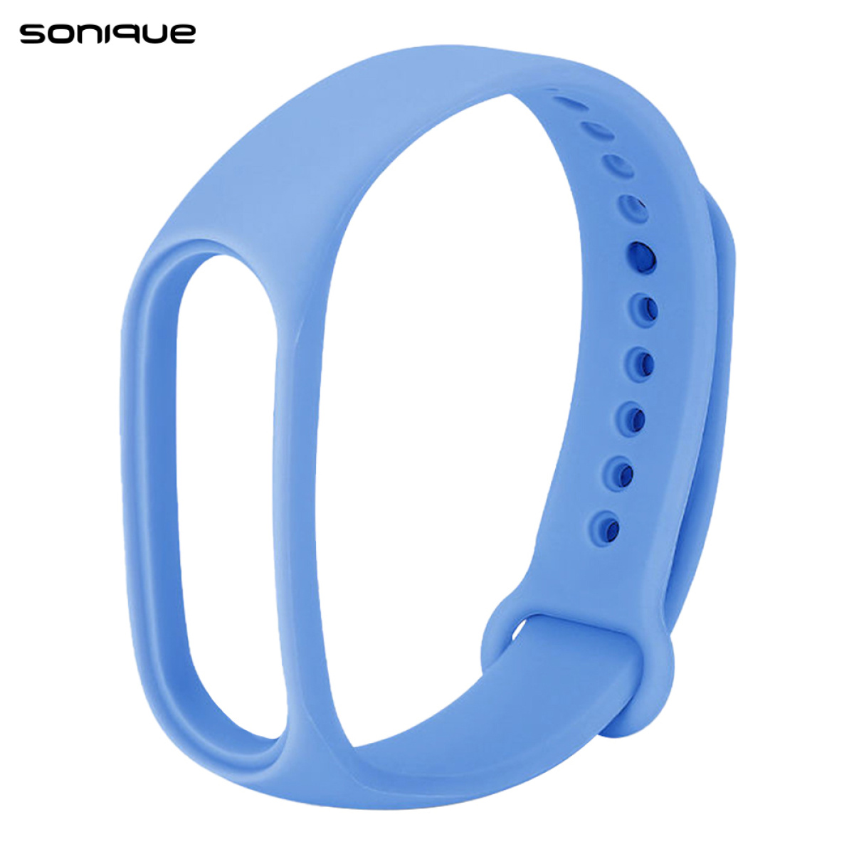 Λουράκι Σιλικόνης Sonique Color για Xiaomi Mi Band 56 Ανοιχτό Μπλέ