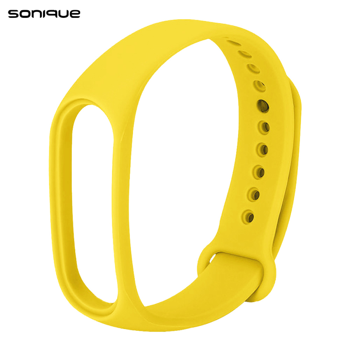 Λουράκι Σιλικόνης Sonique Color για Xiaomi Mi Band 56 Κίτρινο