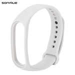Λουράκι Σιλικόνης Sonique Color για Xiaomi Mi Band 7 - Λευκό