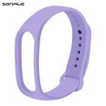 Λουράκι Σιλικόνης Sonique Color για Xiaomi Mi Band 7 - Λιλά