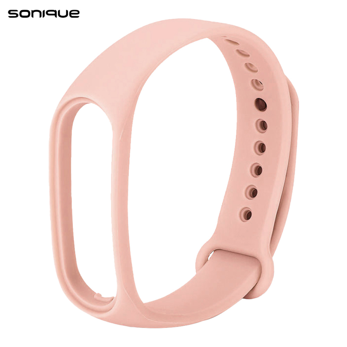 Λουράκι Σιλικόνης Sonique Color για Xiaomi Mi Band 7 Ροζ