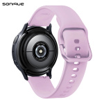 Λουράκι Σιλικόνης Universal Soft Band Sonique 22mm για Samsung, Huawei, Amazfit, Xiaomi, Honor - Βιολετί