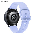 Λουράκι Σιλικόνης Universal Soft Band Sonique 22mm για Samsung, Huawei, Amazfit, Xiaomi, Honor - Λιλά