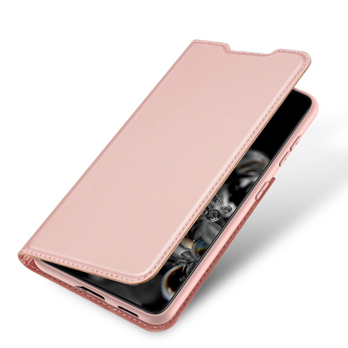 DUX DUCIS Skin Pro Book Για Samsung Galaxy S21 Plus Ροζ Χρυσό 2