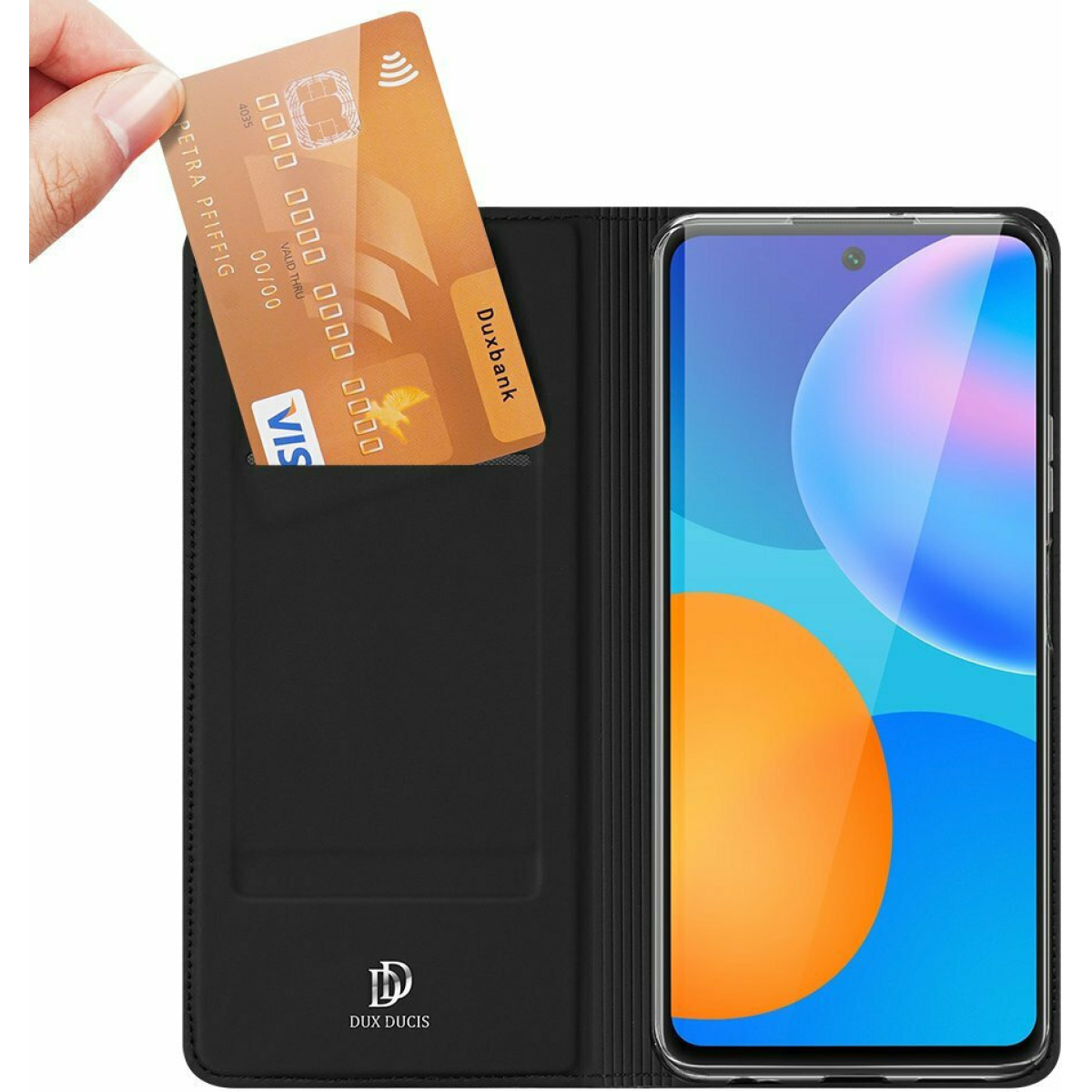 Dux Ducis Skin Pro Book Δερματίνης Μαύρο Huawei P Smart 2021 3