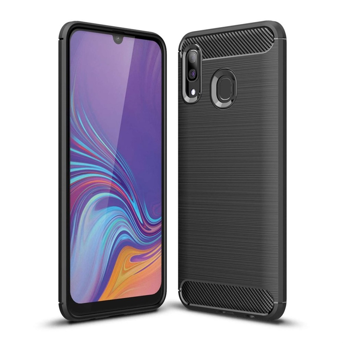Samsung Galaxy A40 carbon μαυρο