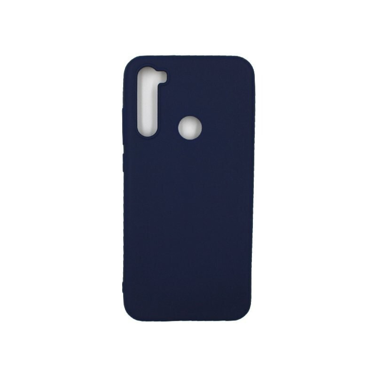 Soft Touch Back Cover Σιλικόνης Redmi Note 8 Σκούρο Μπλε