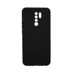 Θήκη Σιλικόνης Soft Touch Silicone για Xiaomi Redmi 9 Μαύρο