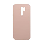 Θήκη Σιλικόνης Soft Touch Silicone για Xiaomi Redmi 9 Μπεζ