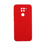 Θήκη Σιλικόνης Soft Touch Silicone για Xiaomi Redmi Note 9 Κόκκινο