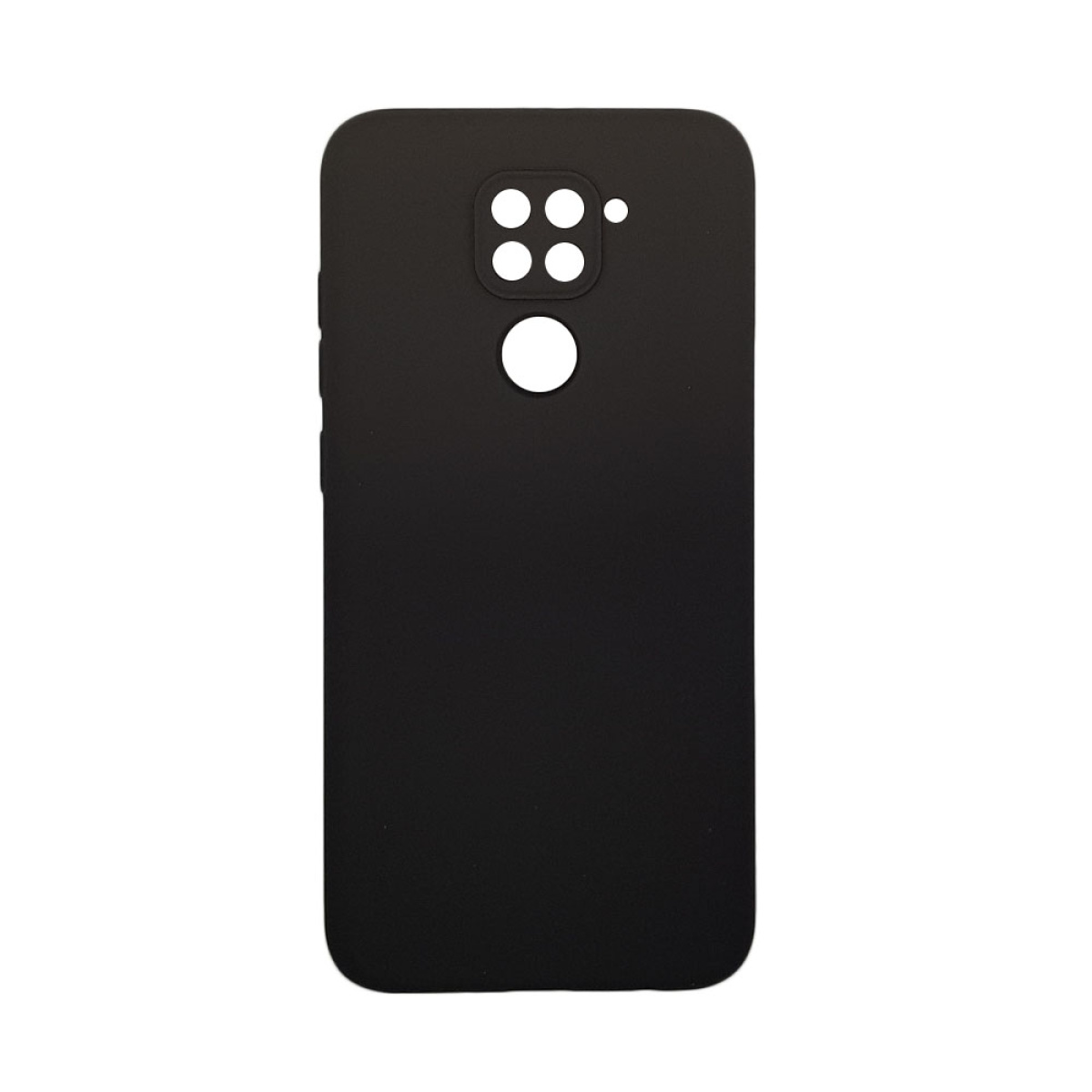 Soft Touch Silicone Xiaomi Redmi Note 9 Μαύρο