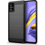 Θήκη Σιλικόνης Carbon TPU για Samsung Galaxy Α51 5G Μαύρο
