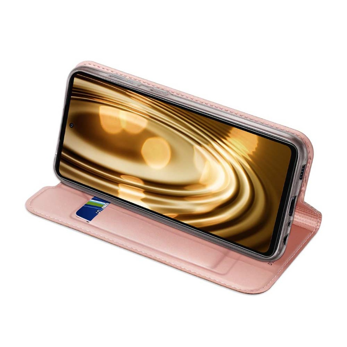 Θήκη Dux Ducis Skin Pro Book Type case Για Samsung Galaxy A72 Ροζ Χρυσό 3