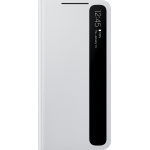 Θήκη Βιβλίο Samsung Clear View Cover για Galaxy S21 Ανοιχτό γκρι