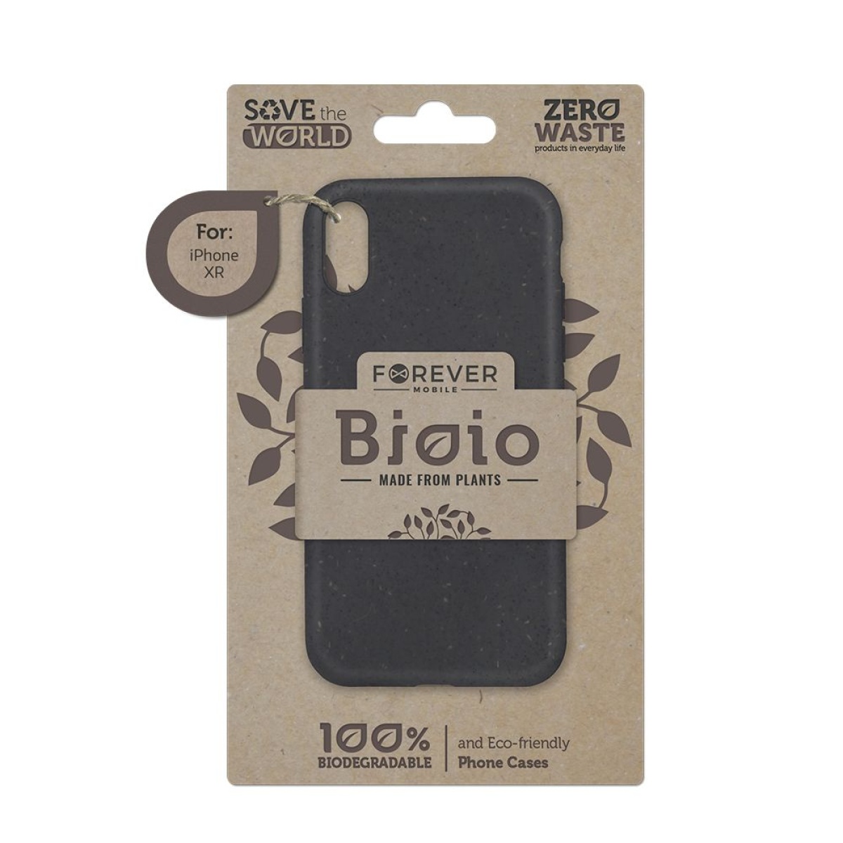 Θήκη Σιλικόνης Forever Zero Waste Bioio Case Οικολογική Θήκη Για Huawei P40 Lite Μαύρο 2