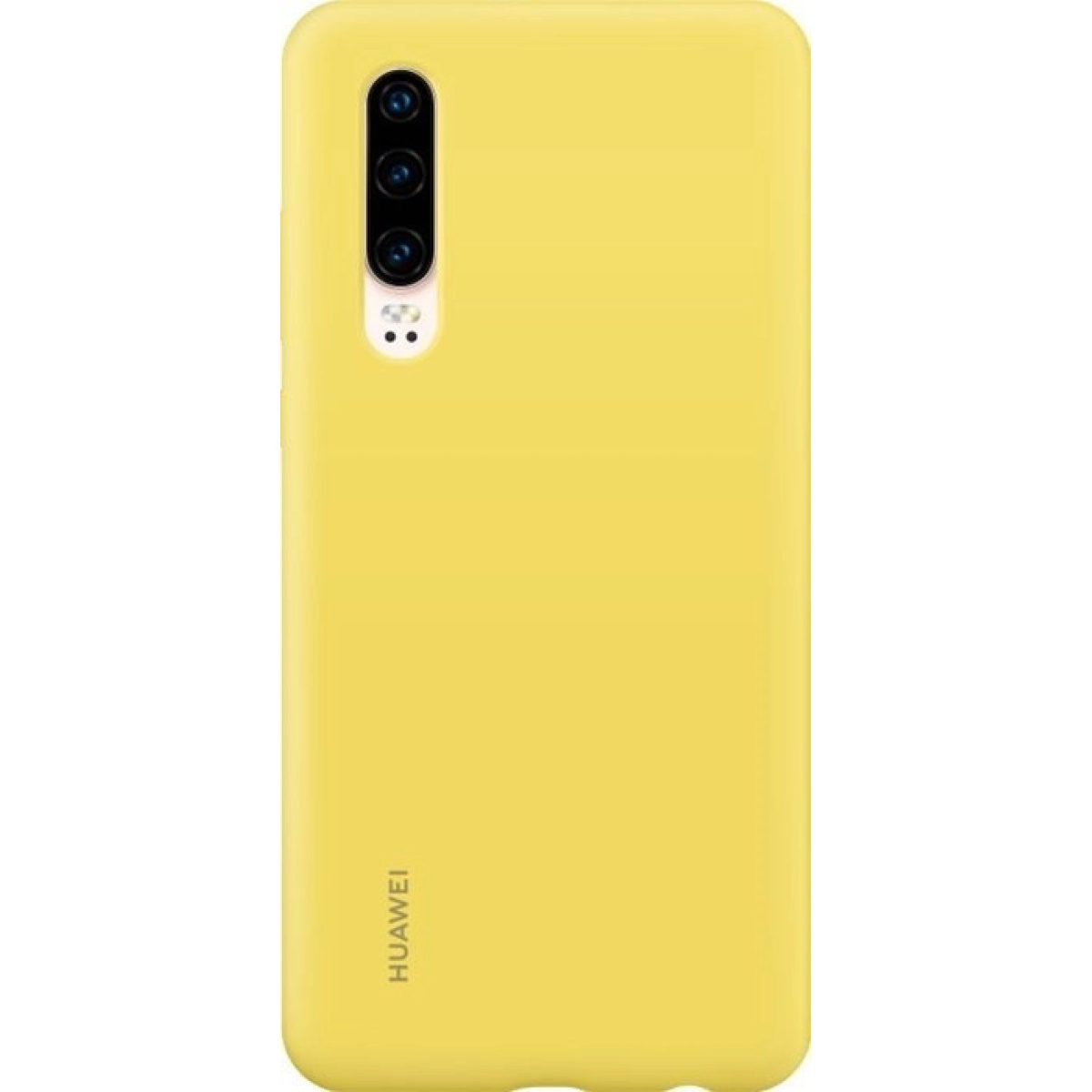 Θήκη Σιλικόνης Huawei Back Cover Για Huawei P30 Διάφανο Κίτρινο