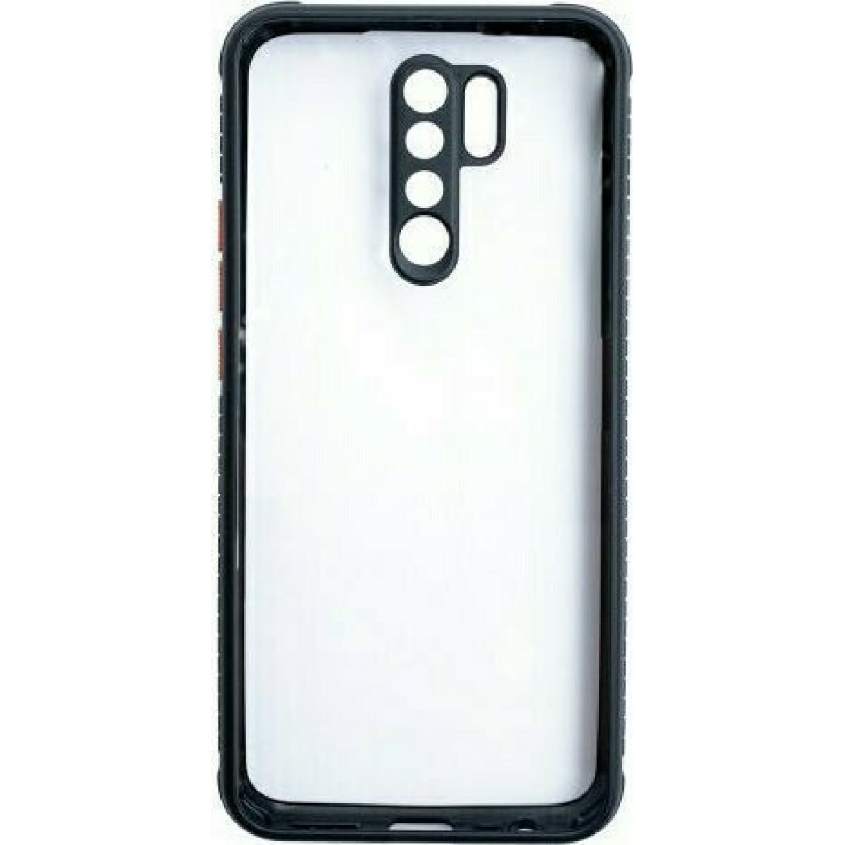 Θήκη Σιλικόνης Πλαστική ΟΕΜ για Xiaomi Redmi 9 Μαύρο Διάφανη