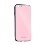 Θήκη Σιλικόνης Glass Case για iPhone X/Xs Ροζ