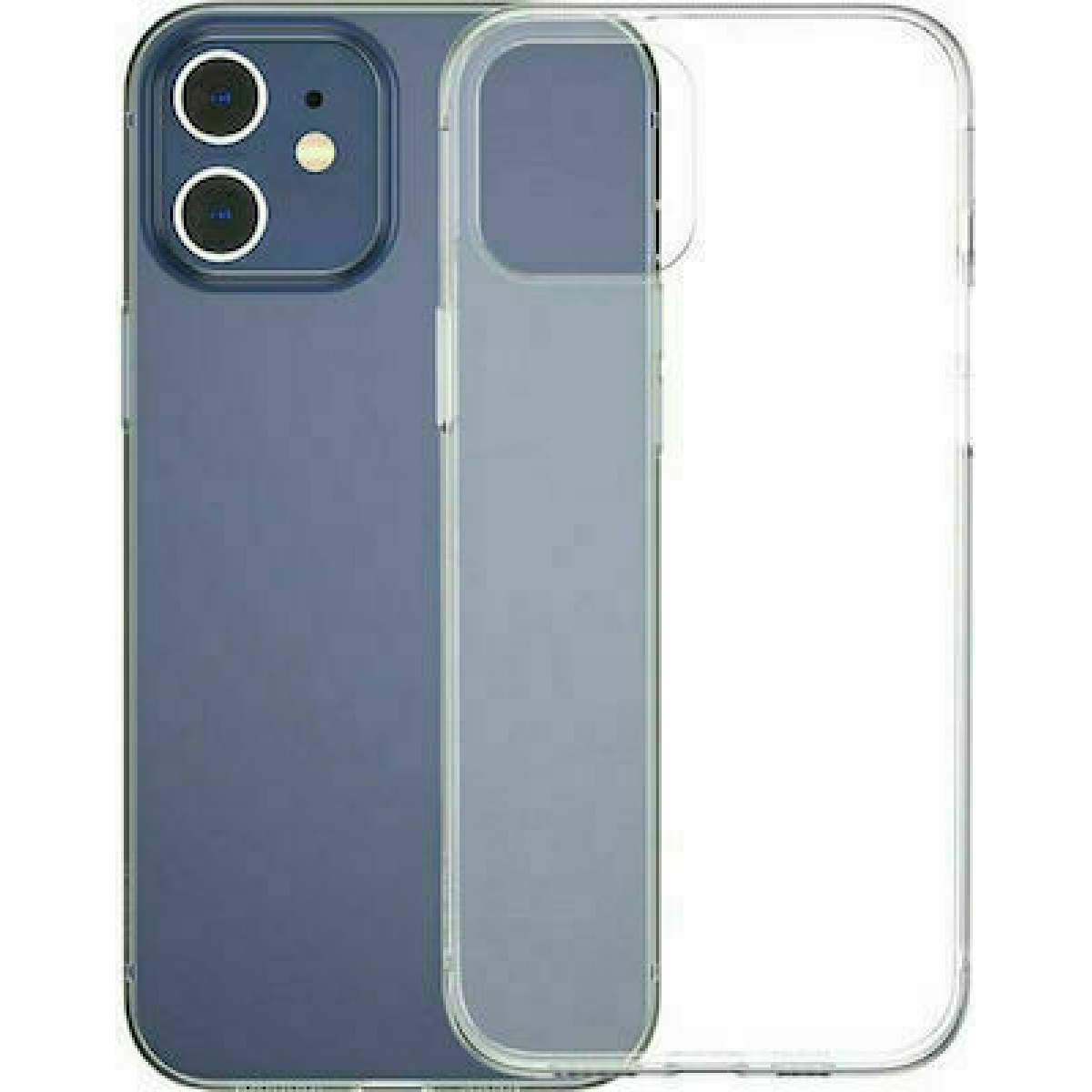 Ultra Slim 0.5mm Back Cover Σιλικόνης Διάφανο iPhone 12 mini