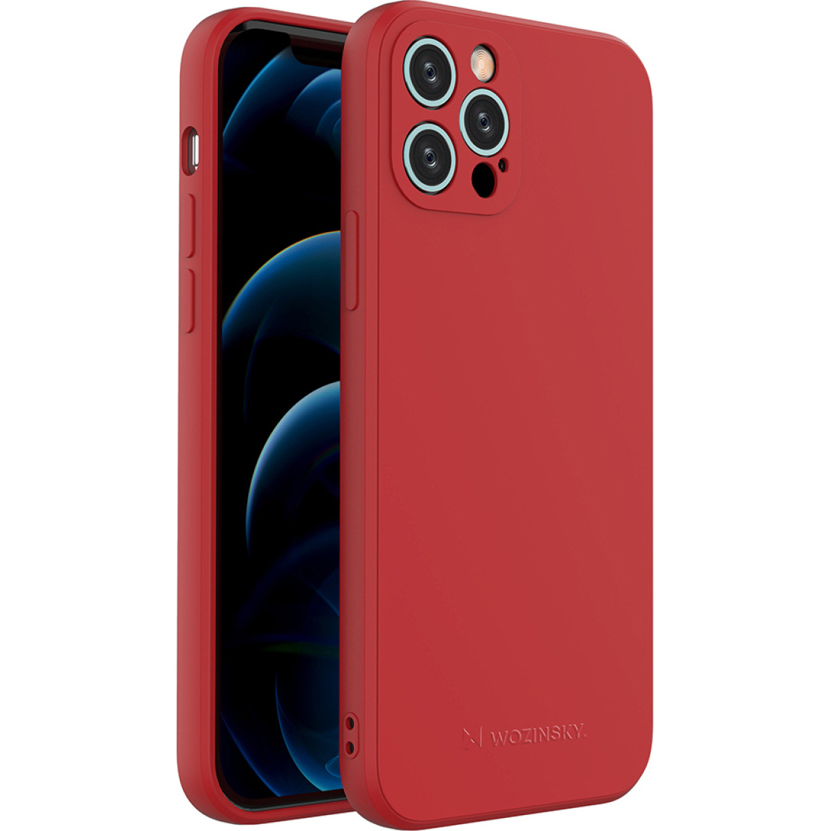 Wozinsky Color Back Cover Σιλικόνης iphone 12 pro κοκκινο