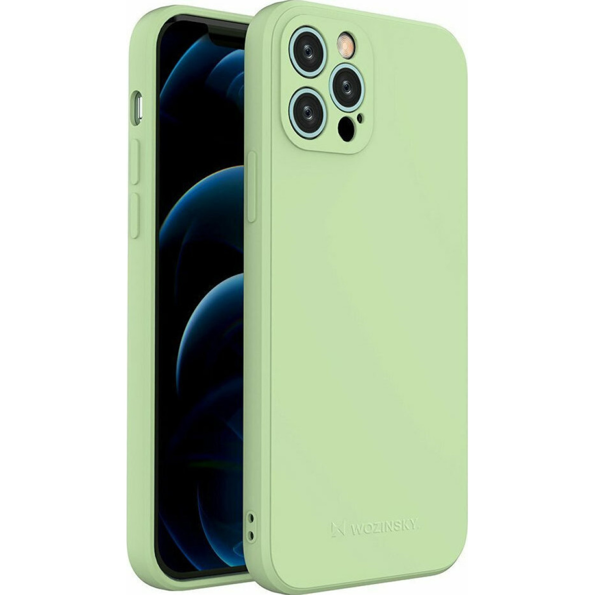 Wozinsky Color Back Cover Σιλικόνης iphone 12 pro πρασινο