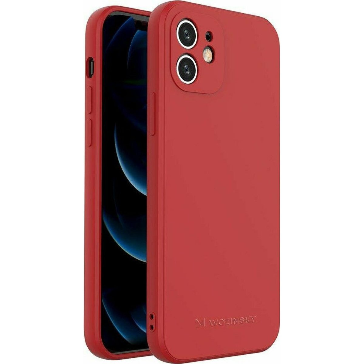 Wozinsky Color Back Cover Σιλικόνης Κόκκινο iPhone XS