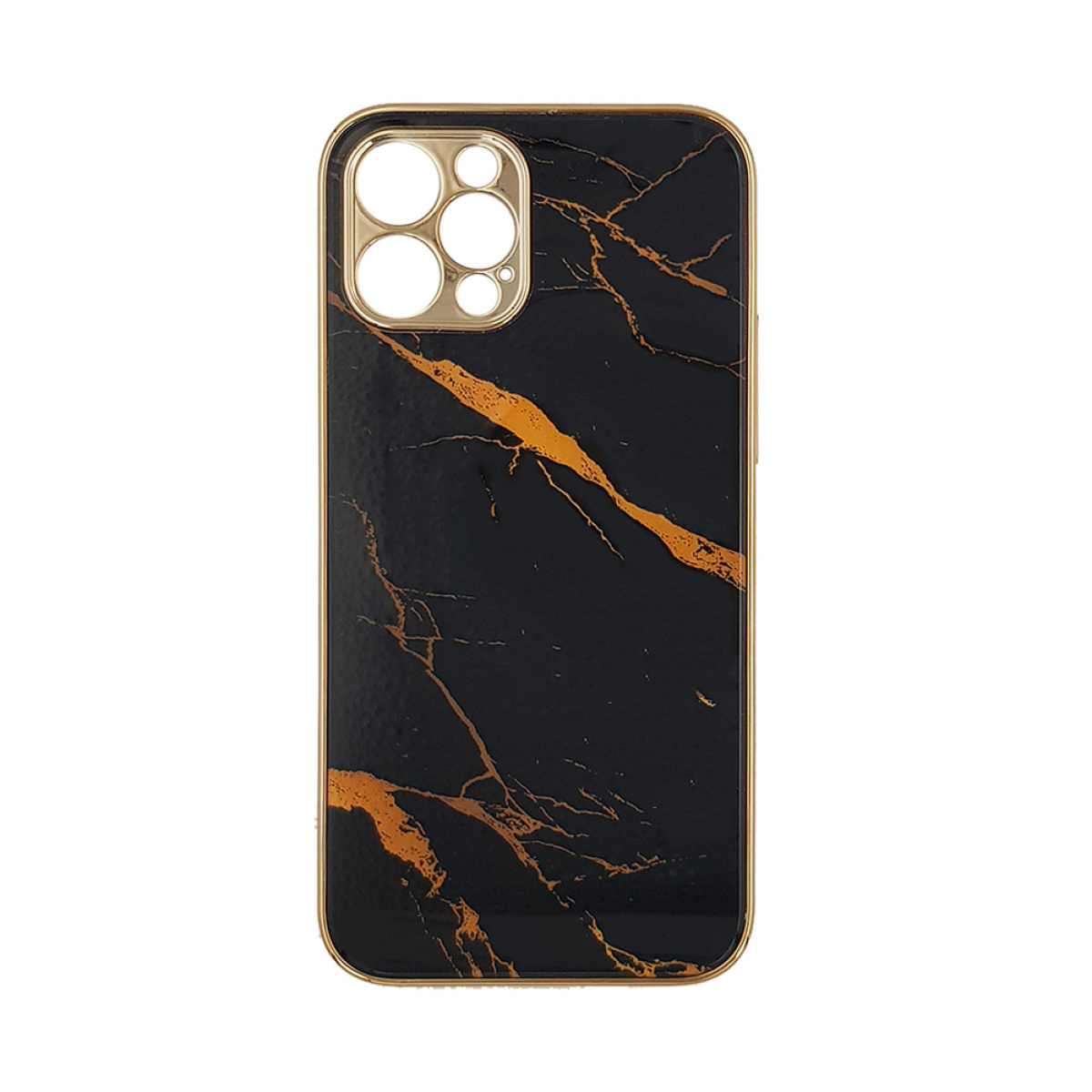 Θήκη GKK Electroplate Glass Case για iPhone 12 Pro Max Μαύρο