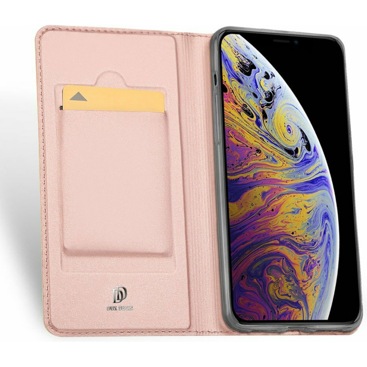 Θήκη Βιβλίο Dux Ducis Skin Pro Book για iPhone 11 Ροζ Χρυσό 6