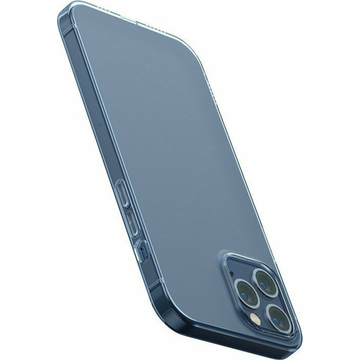 Θήκη Σιλικόνης Baseus Simple Series Back Cover για iPhone 12 Pro Max Διάφανο 3