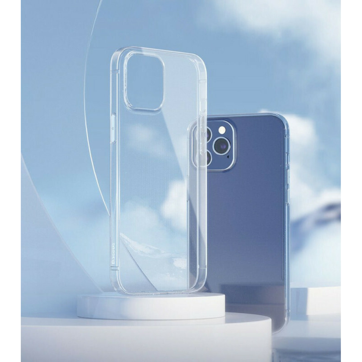 Θήκη Σιλικόνης Baseus Simple Series Back Cover για iPhone 12 Pro Max Διάφανο 5