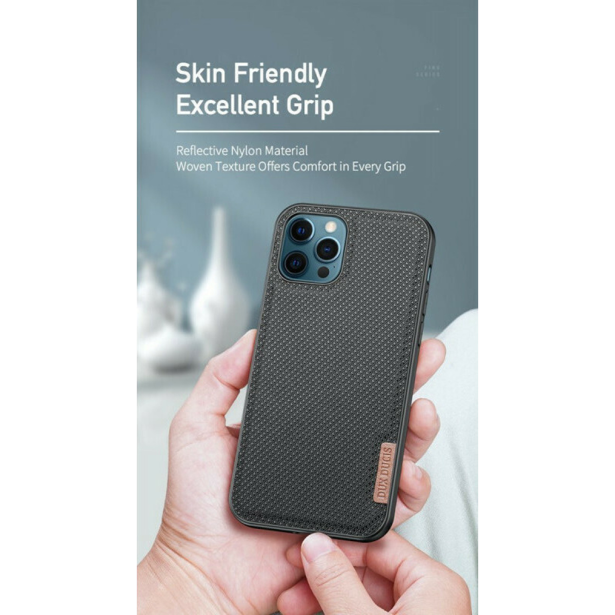 Θήκη Σιλικόνης Dux Ducis Fino Series Back Cover για iPhone 12 Pro Max Μαύρο 4