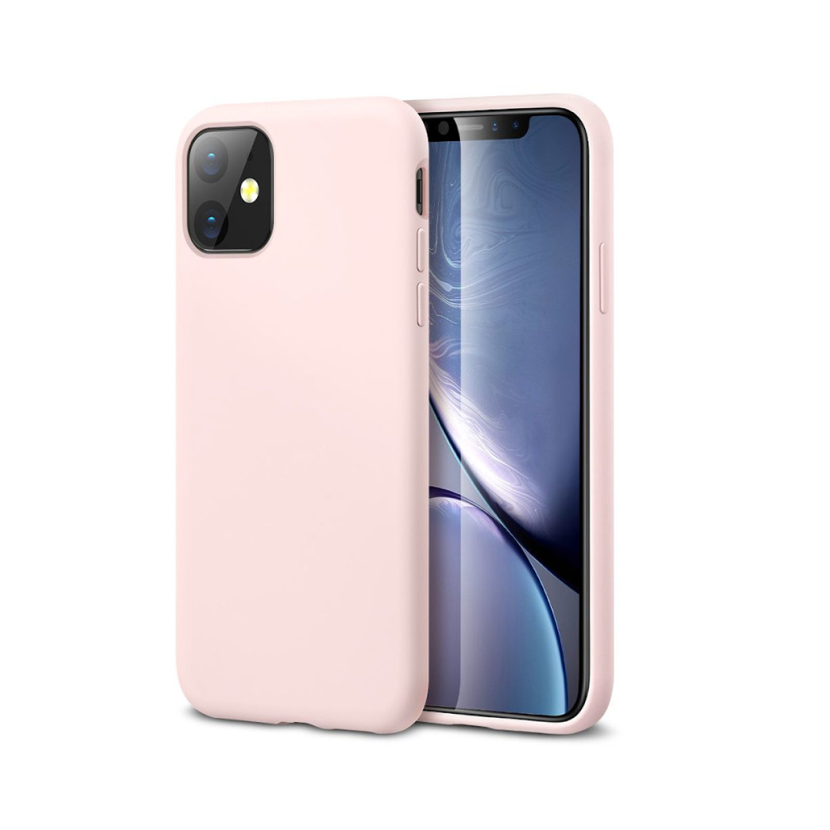 Θήκη Σιλικόνης My Colors για iPhone 11 Ροζ