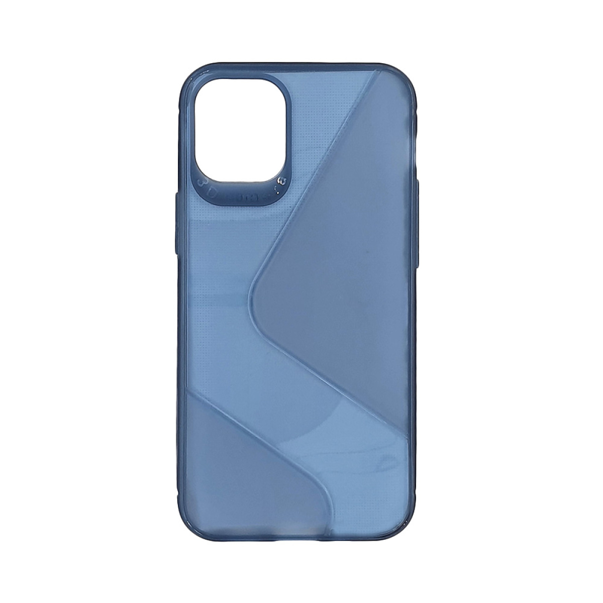 Θήκη Σιλικόνης S Case Flexible Cover για iPhone 12 Pro Max Διάφανο Μπλε